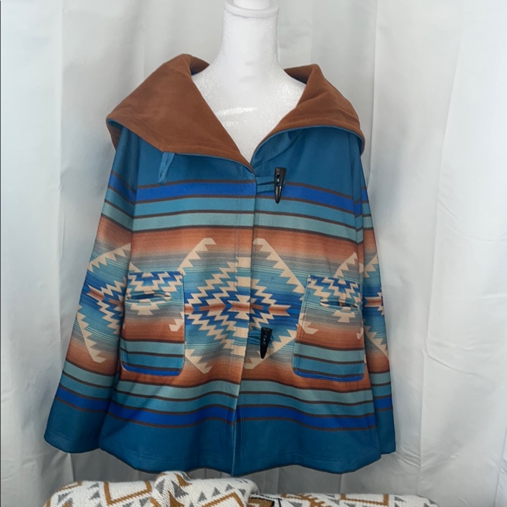 Southwest Hooded Jacket Coat